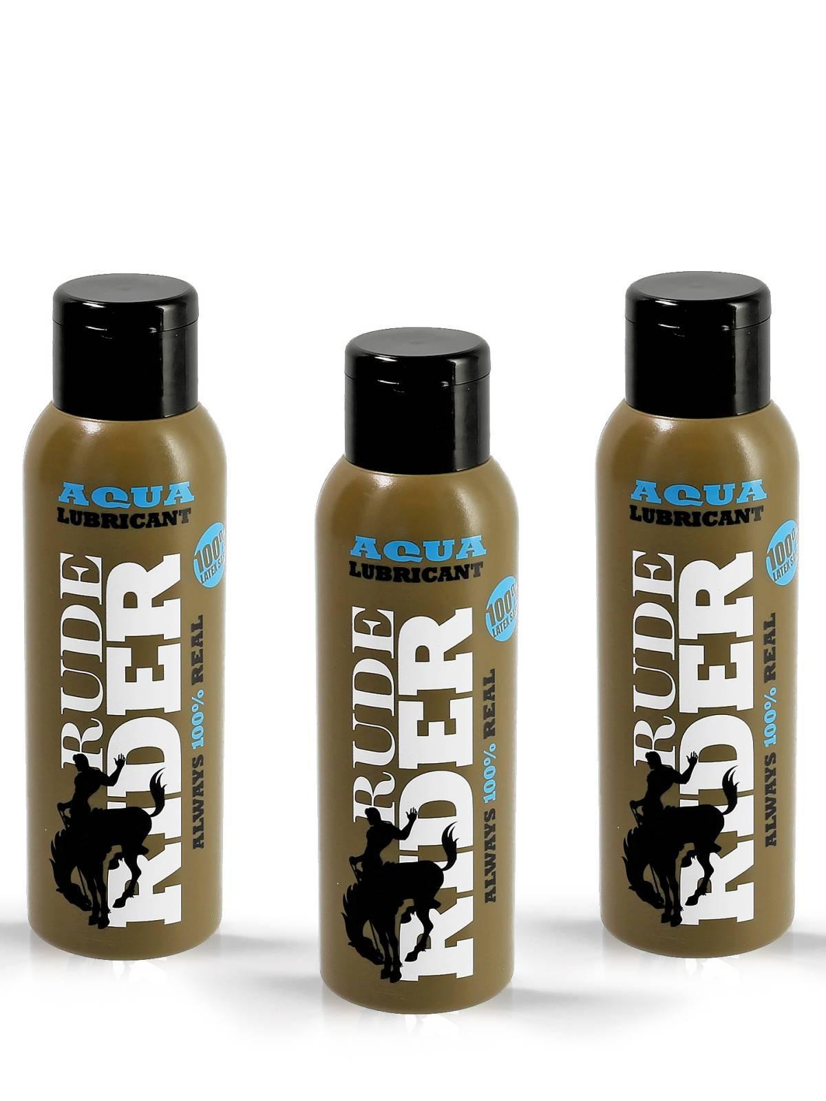 Rude Rider Aqua Lubricant, Water Based, 100ml (3,4 fl.oz.)