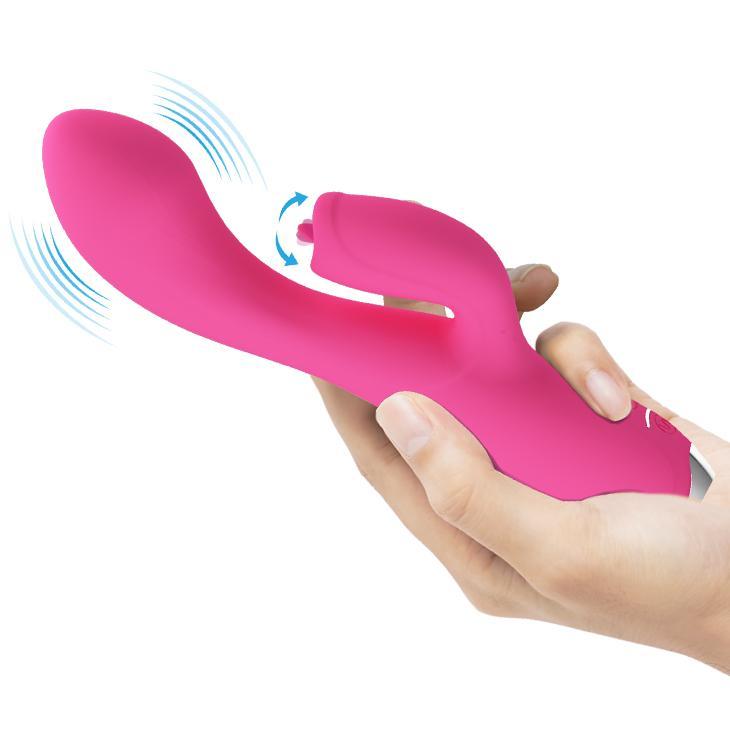 PRETTY LOVE - Doreen, 12 functions of vibration3 functions of lickeringsiliconeUSB rechargeable 36-199