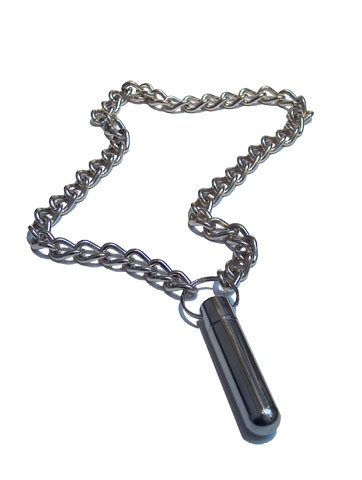 Aroma Inhaler with Chain, Stainless Steel 