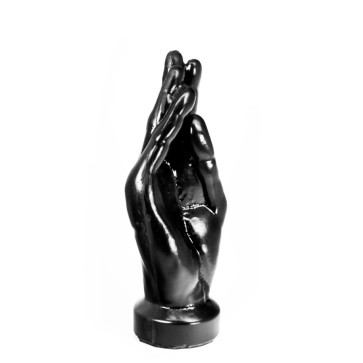 Hung System Toys Fisting Hand Hello, PVC, Black, 23 cm (9 in), Ø 8 cm (3,1 in)