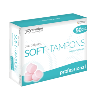 JoyDivision Soft-Tampons Stringless, Professional, 50 pcs