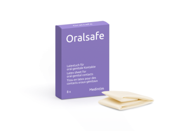 Oralsafe Aroma Erdbeer 8 x 1 Latextuch 