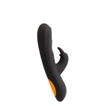 Pornhub Toys Virtual Rabbit Vibrator, Silicone/ABS/PU, Black, 20 cm (8 in), Ø 3,8 cm (1,5 in)