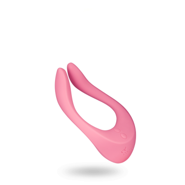 Satisfyer Partner Multifun 2 Vibrator, Silicone/ABS, Pink, 13,5 cm (5,3 in)