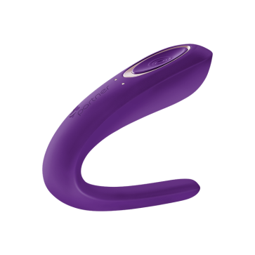 Satisfyer Partner Vibrator, Silicone, Purple, 10 cm (3,95 in)