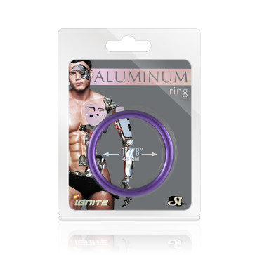 SI IGNITE Aluminium Cockring, 4,8 cm (1,88 in), Royal Purple