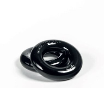 ZIZI TOP COCKRING, Black, Ø 2,5 cm (1,0 in)