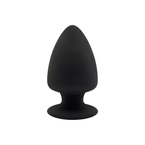 SILEXD Premium Silicone Plug Model 1 S 3'5" Black, 9 cm