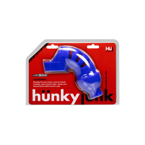 Hünky Junk Lockdown Chastity Cage, Blue