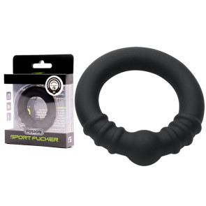 Silicone Steel Fusion Ring Holeshot Black Regular