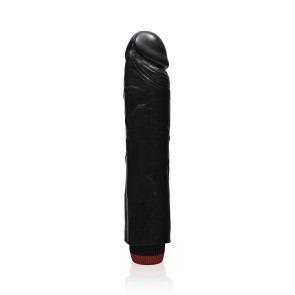 SI IGNITE Cock Dong with Vibration, Vinyl, Black, 23 cm (9 in), Ø 4,6 cm (1,8 in)