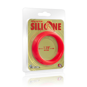 SI IGNITE Wide Silicone Donut 4,8 cm (1,88 in), Red