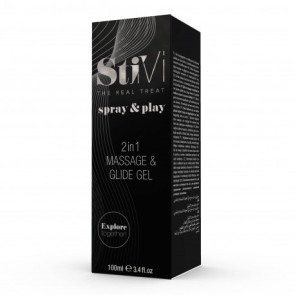 StiVi - spray & play, 2in1 Massage & Glide Gel 100ml