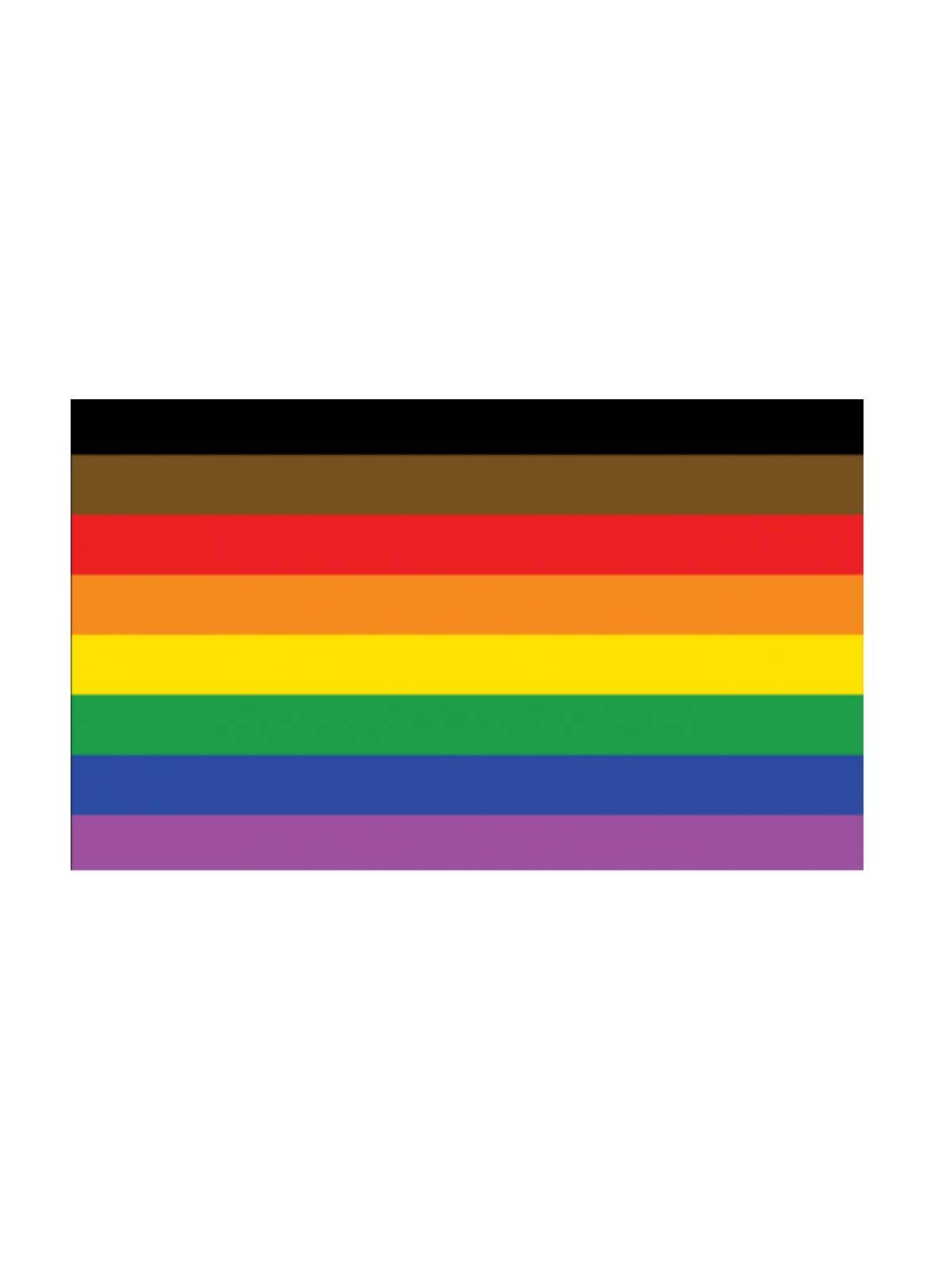 POC Rainbow Flag Sticker 5 x 7,6 cm