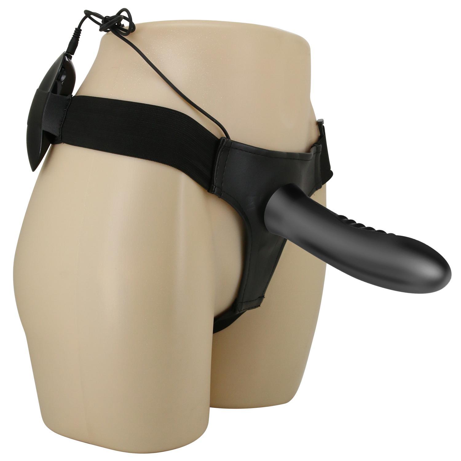 PRETTY LOVE - Myron, strap on with Hollow dildo3AAA batteries L:185mm ?::43mmWaist: 64-86cm(25.2-33.9)