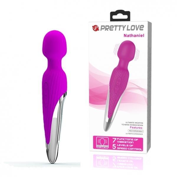 Pretty Love Nathaniel Massager, Pink, 26 cm
