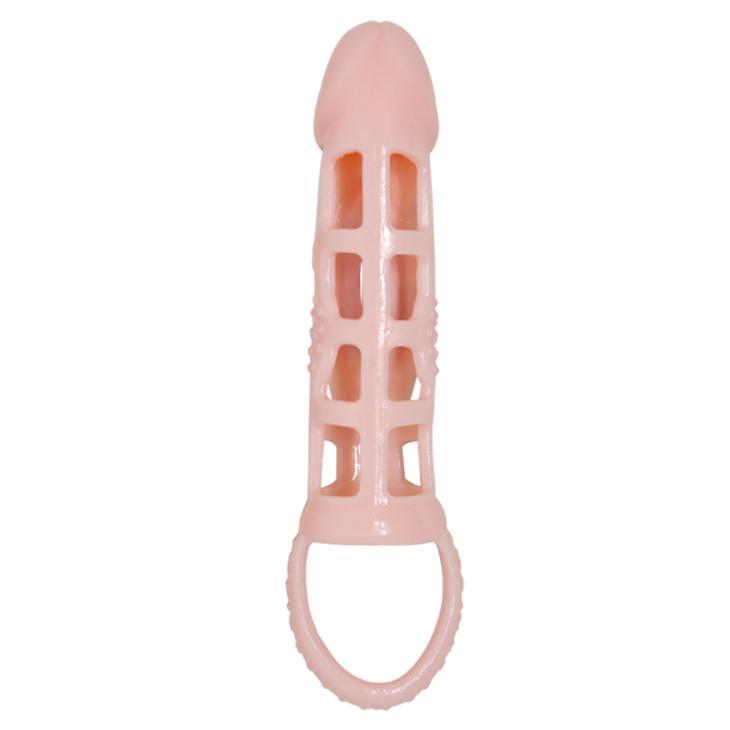 BAILE - Harrison, Penis extended Sleeve, mini vibrator, super-stretchy TPR material ?:35mm   L:160mm