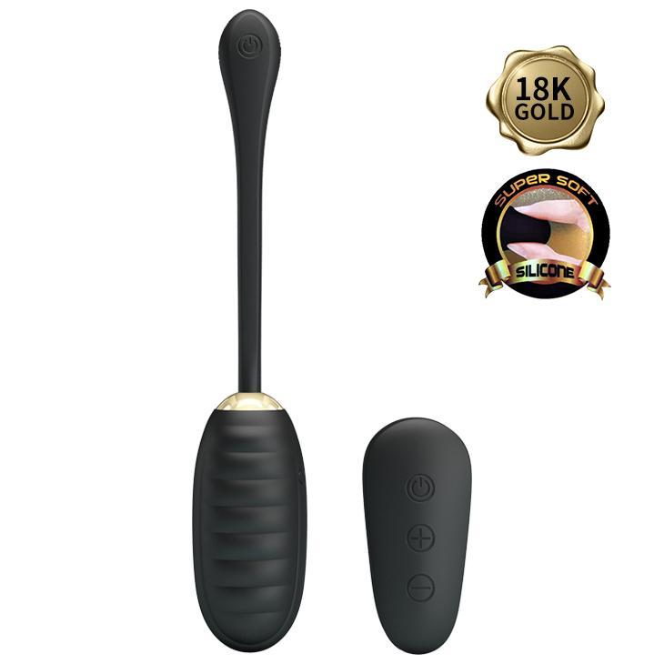 SAMPLE - PRETTY LOVE - Royal Pleasure Vibrating Egg, Black