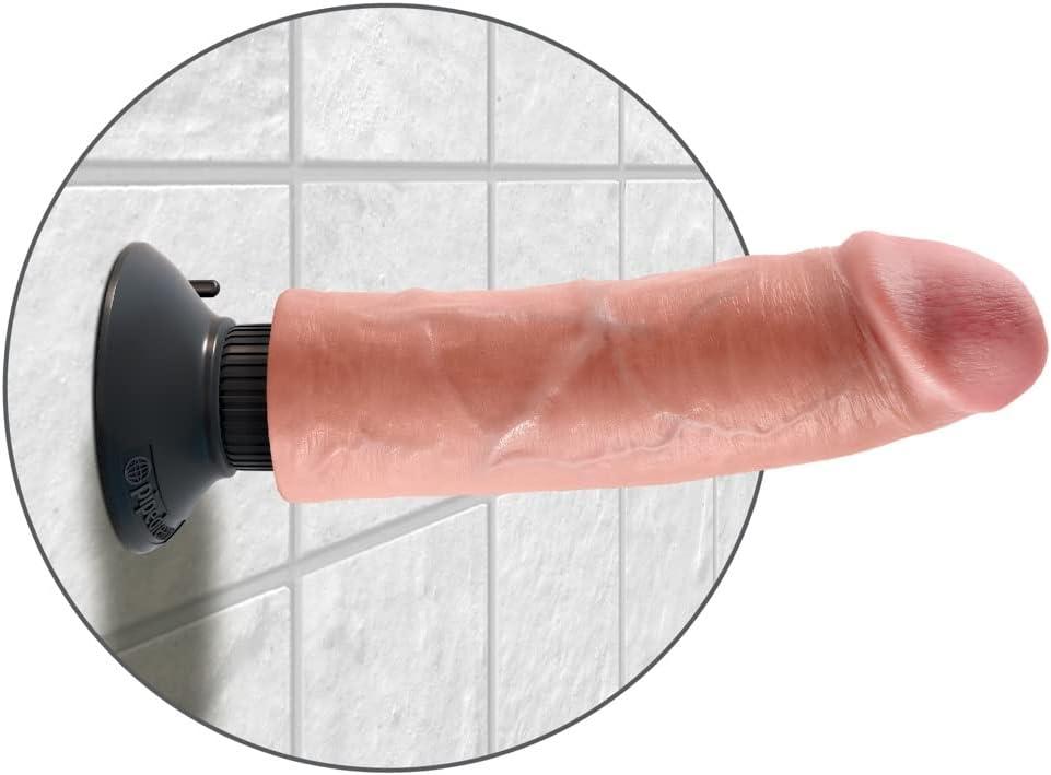 King Cock Vibrating Cock, 25 cm, Flesh