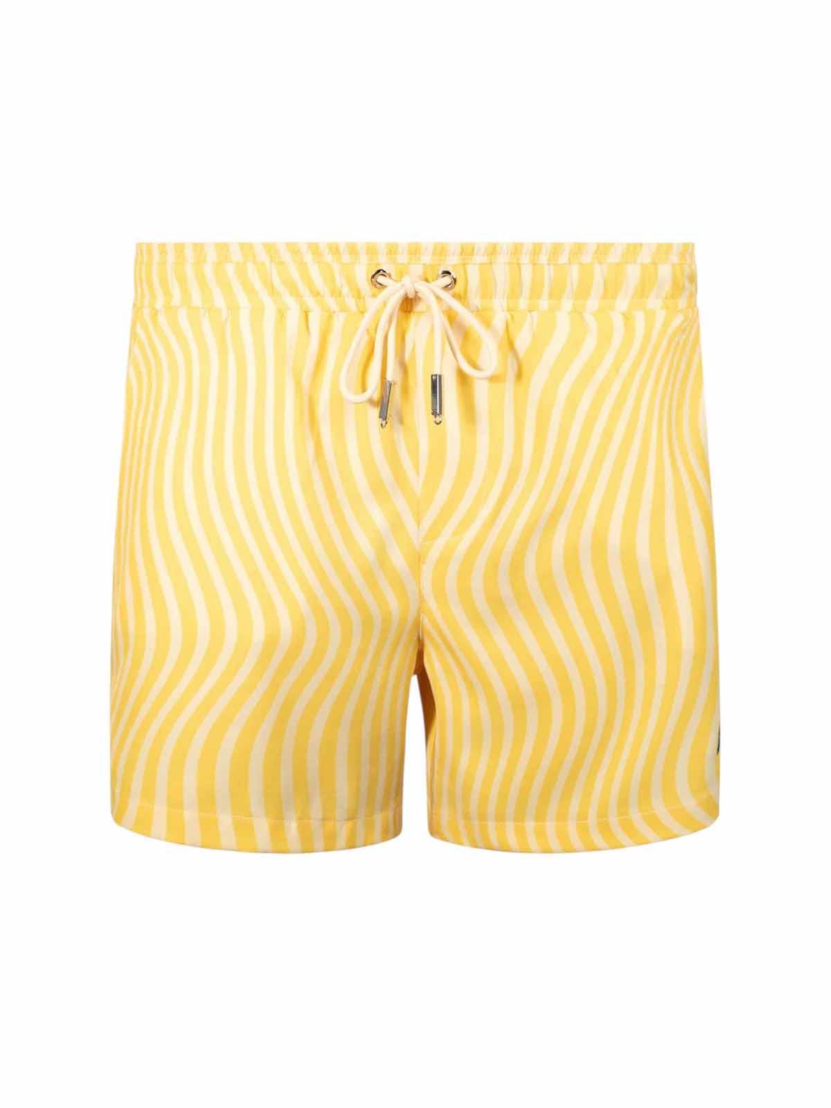 2Eros S70 Byron Print Shorts Swimwear Signature Yellow - Size: L