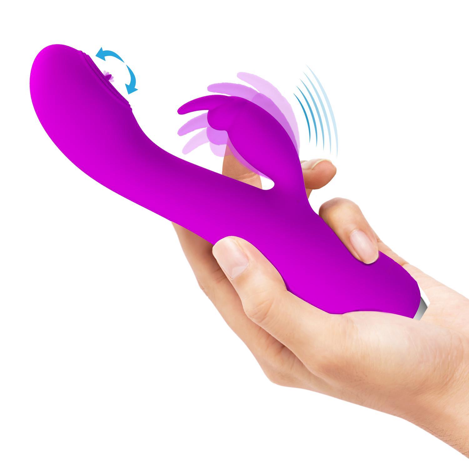 PRETTY LOVE - Rachel, 12 functions of vibration3 functions of  flickeringsiliconeUSB rechargeable 36-199
