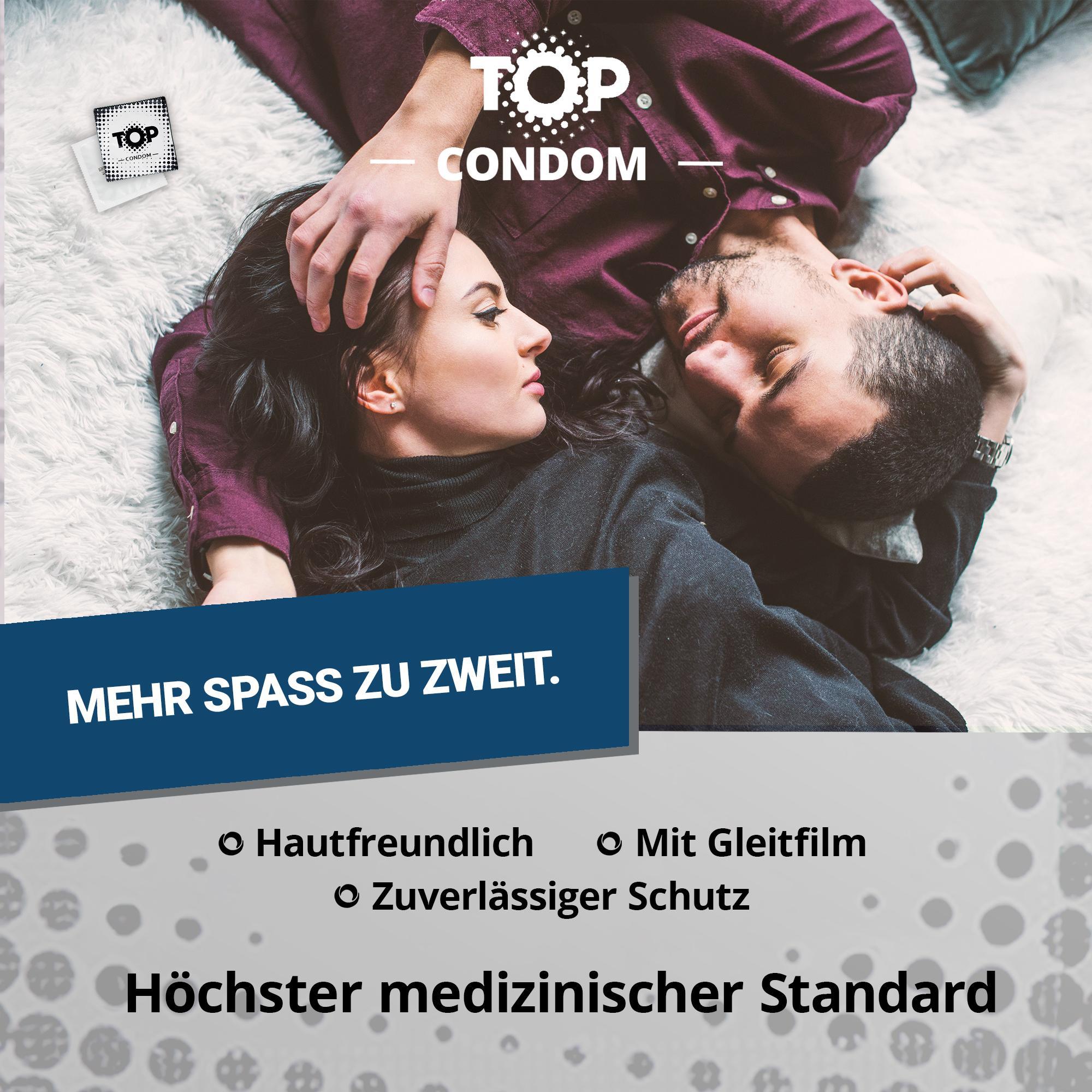 TOP Condoms Standard: What A Pleasure - Standard Fun, Packs of 40
