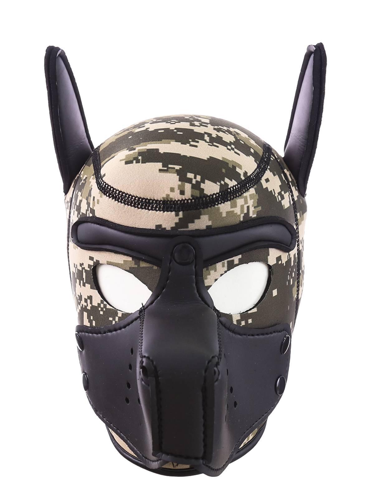Rude Rider Neoprene Puppy Hood Camo/Black, L size